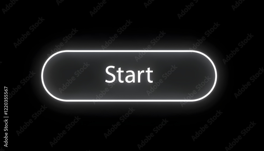 Neon button with Neon button with