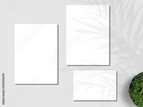 Cards sets, Empty card mockups