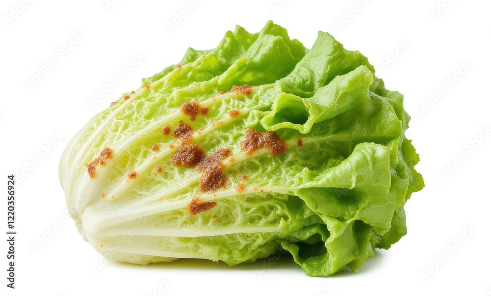 Fresh green lettuce with vibrant leaves Fresh green lettuce with vibrant leaves