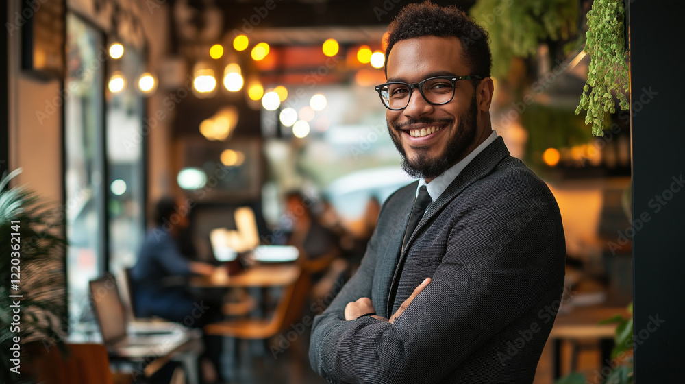 Businessman with a happy smile