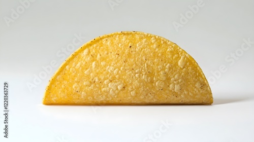 Wallpaper Mural single hard taco shell isolated on white background Torontodigital.ca