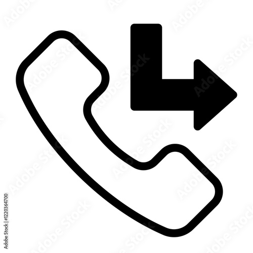Missed Call Icon Mixed Style for Communication Pack Icon Themes
