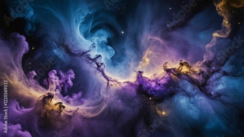 Deep Space Nebula Glow