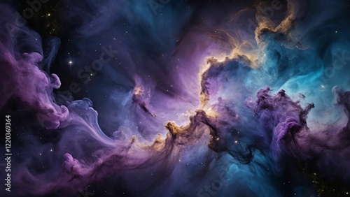 Deep Space Nebula Glow