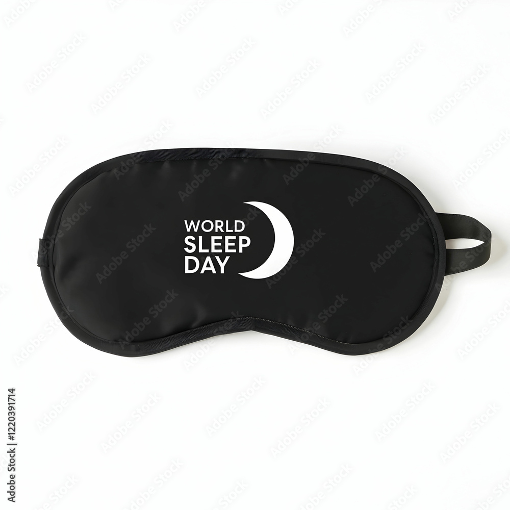 Black Eye Mask with Moon Design Black Eye Mask with Moon Design