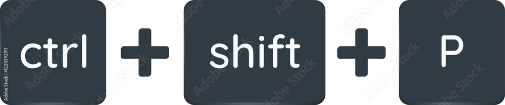 Fototapeta premium ctrl + Shift + p