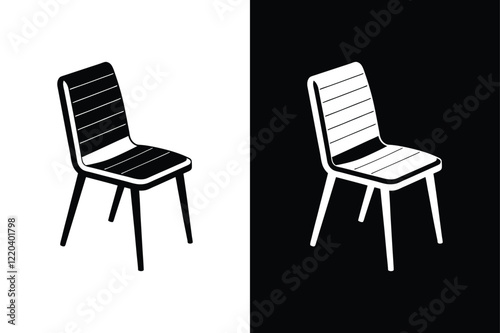 Superleggera chair icon vector on White Background ,Vector Art Illustration on white background. photo