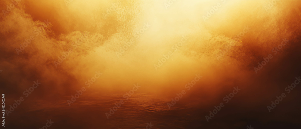 Fototapeta premium Mysterious dusty atmosphere creates a hazy and captivating ambiance for reflection