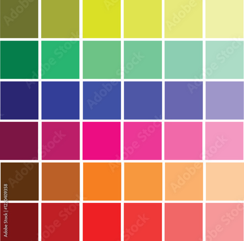 colour palette vectors