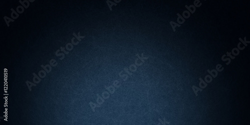 Abstract background fading from black to blue grunge gradient color