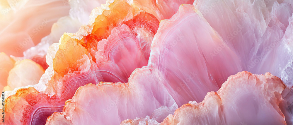 Explore the beauty of pink onyx with soft textures and a gentle abstract backdrop Explore the beauty of pink onyx with soft textures and a gentle abstract backdrop