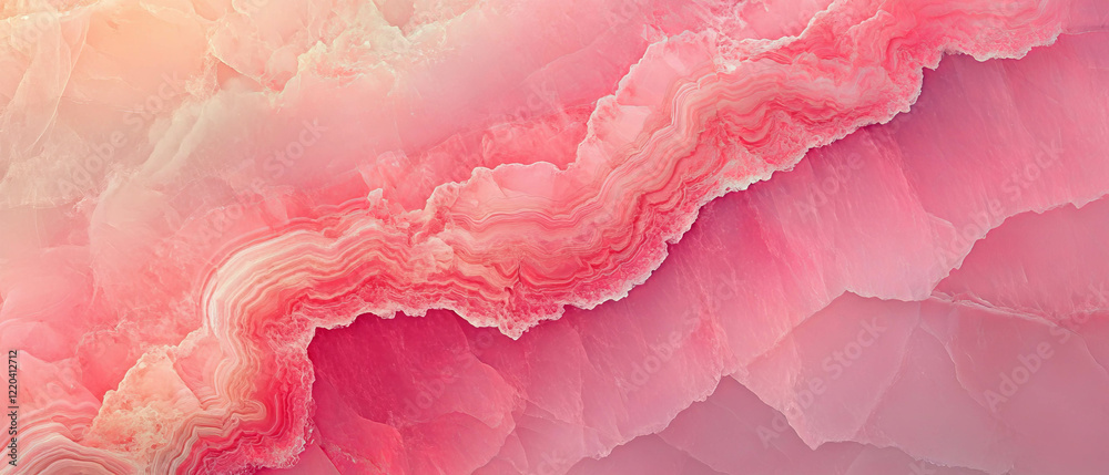 Vibrant pink onyx with layered textures and abstract designs for modern aesthetics Vibrant pink onyx with layered textures and abstract designs for modern aesthetics