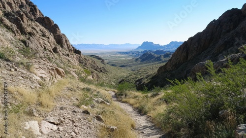Desert Mountain Trail Scenic Valley View