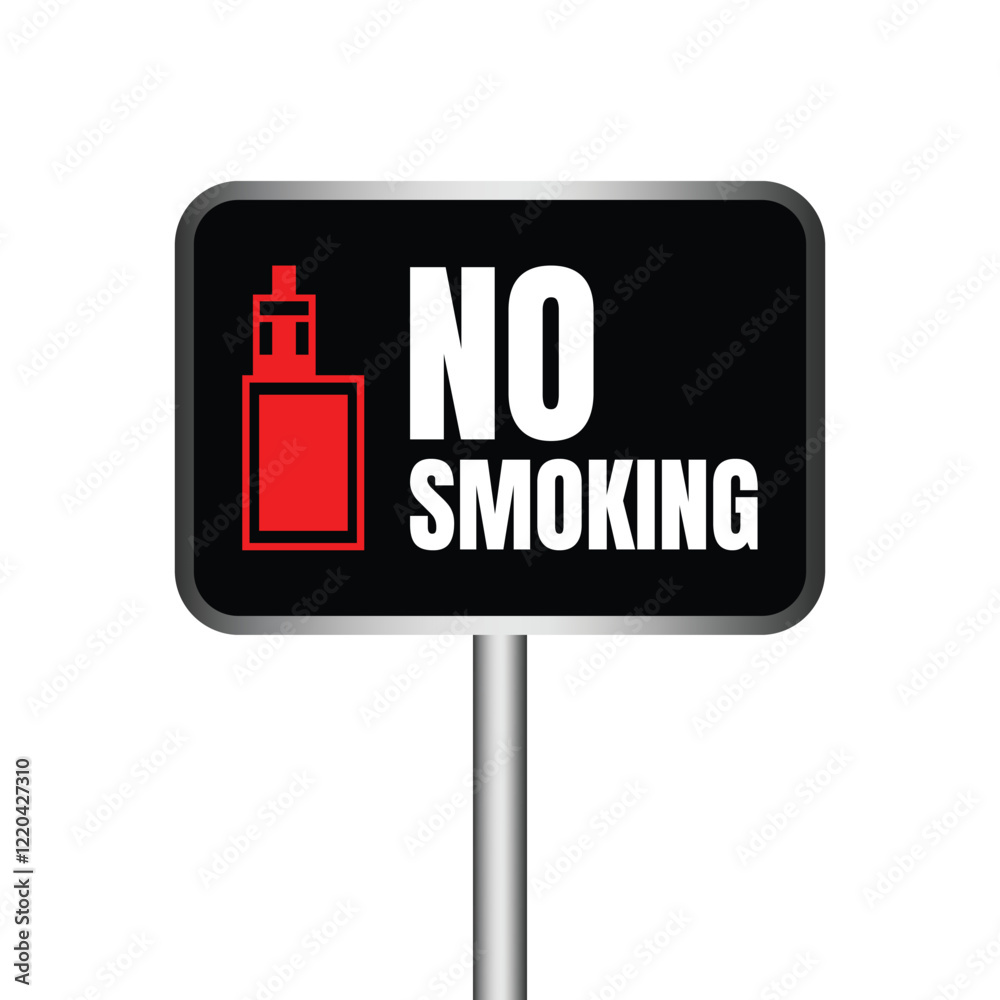 No smoking icon sign, Smoking banned here vector design, Smoking prohibited sign illustration No smoking icon sign, Smoking banned here vector design, Smoking prohibited sign illustration