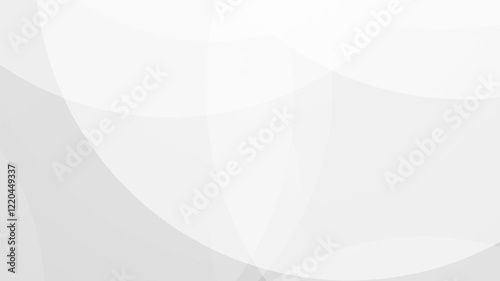 Wallpaper Mural White Corporate Abstract Background with Animated Geometric Circle Shapes in a Loop Torontodigital.ca