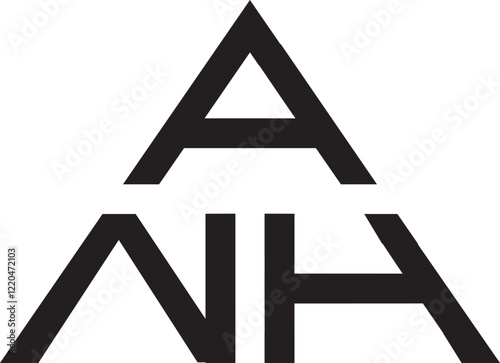 Free Download ANH Triangle logo design.eps - GFXLoad