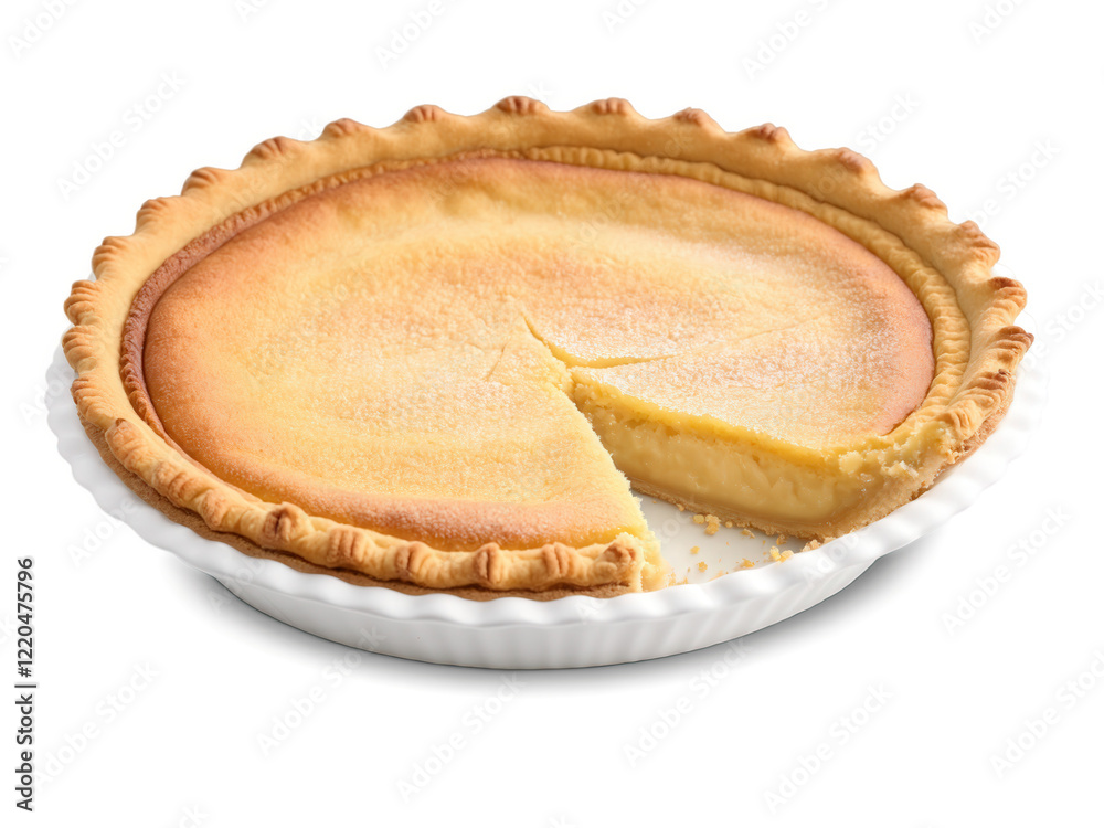 Chess Pie Gooey chess pie with crunchy top, vanilla bean specks, transparent background. Chess Pie Gooey chess pie with crunchy top, vanilla bean specks, transparent background.