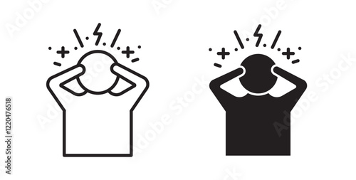 Anxiety icons pack for ui designs
