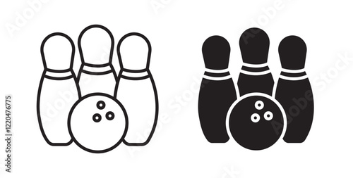 Bowling icons pack for ui designs