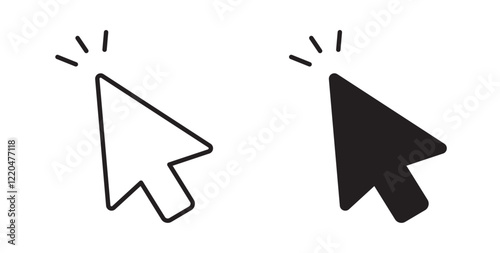 Click icons pack for ui designs