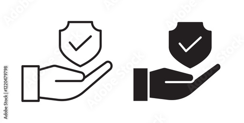 Policyholder icons pack for ui designs