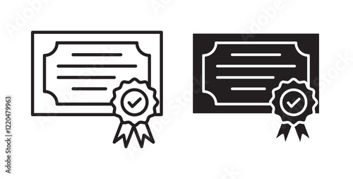 Qualification icons pack for ui designs