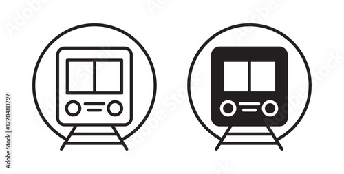 Subway icons pack for ui designs