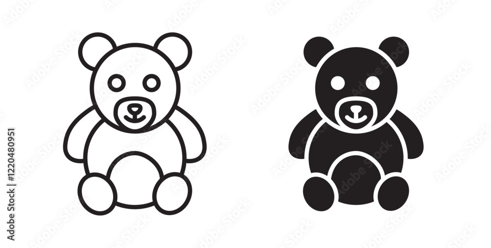 Teddy bear icons pack for ui designs Teddy bear icons pack for ui designs