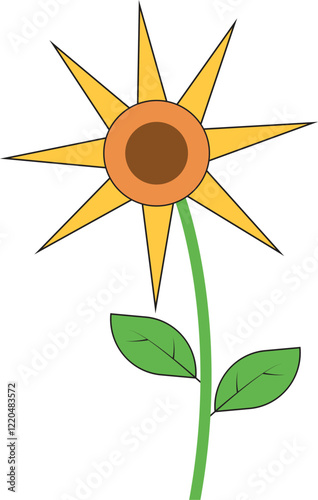 Sunflower nature free icons symbols