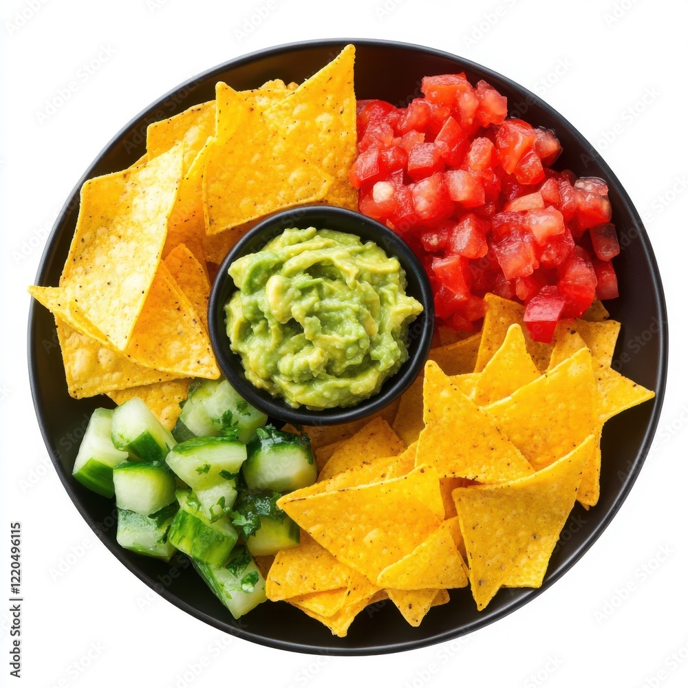 Raw Bell Pepper Nachos with Guacamole and Salsa Raw Bell Pepper Nachos with Guacamole and Salsa