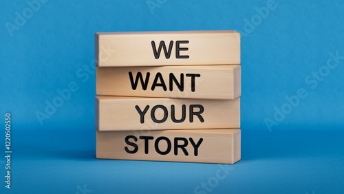 Photos We want your story symbol