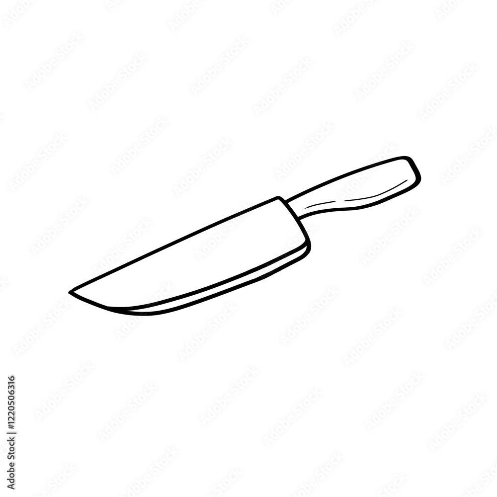 Fototapeta premium Kitchen set - knife icon