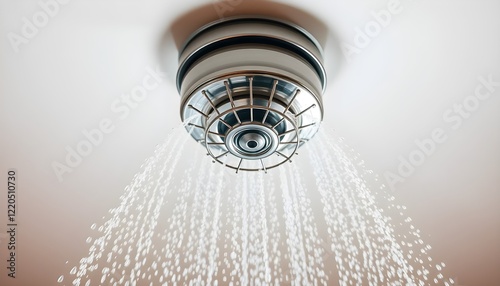Room Deluge: Fire Sprinkler System in Full Action