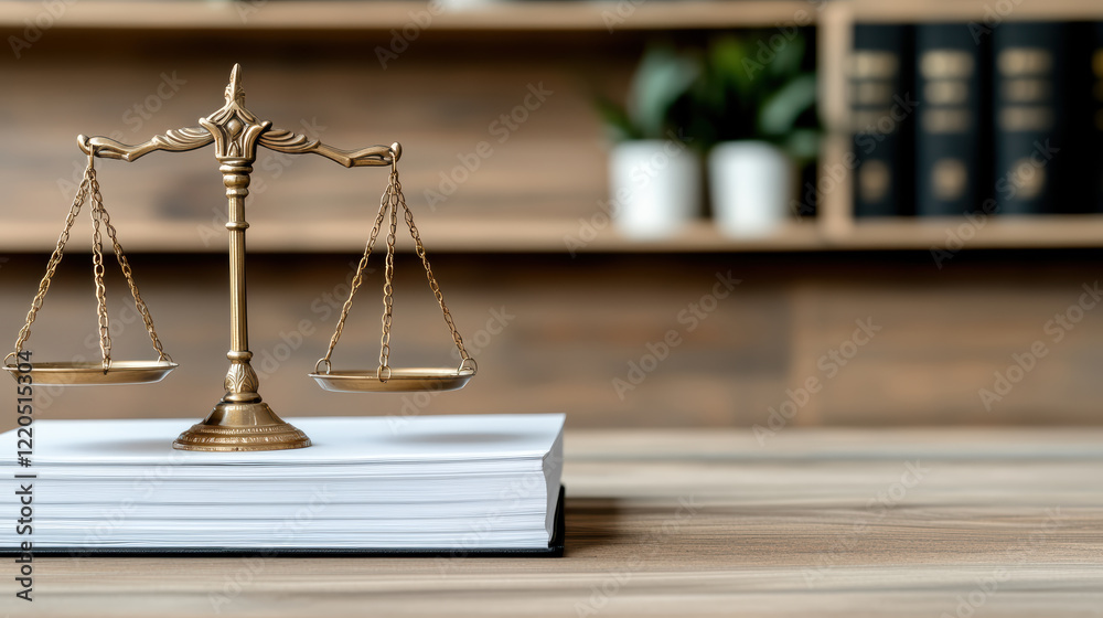 legal scale on book symbolizes justice and law in professional setting legal scale on book symbolizes justice and law in professional setting