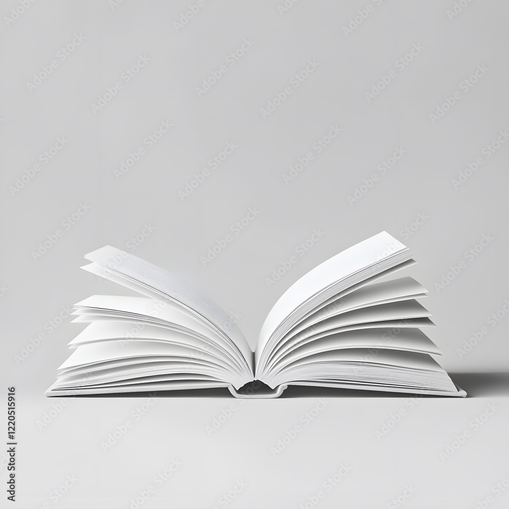 Geometric shapes form a stylized open book Geometric shapes form a stylized open book
