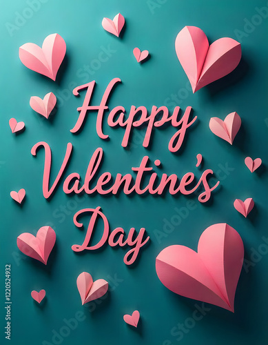 happy valentines day , background with heart
