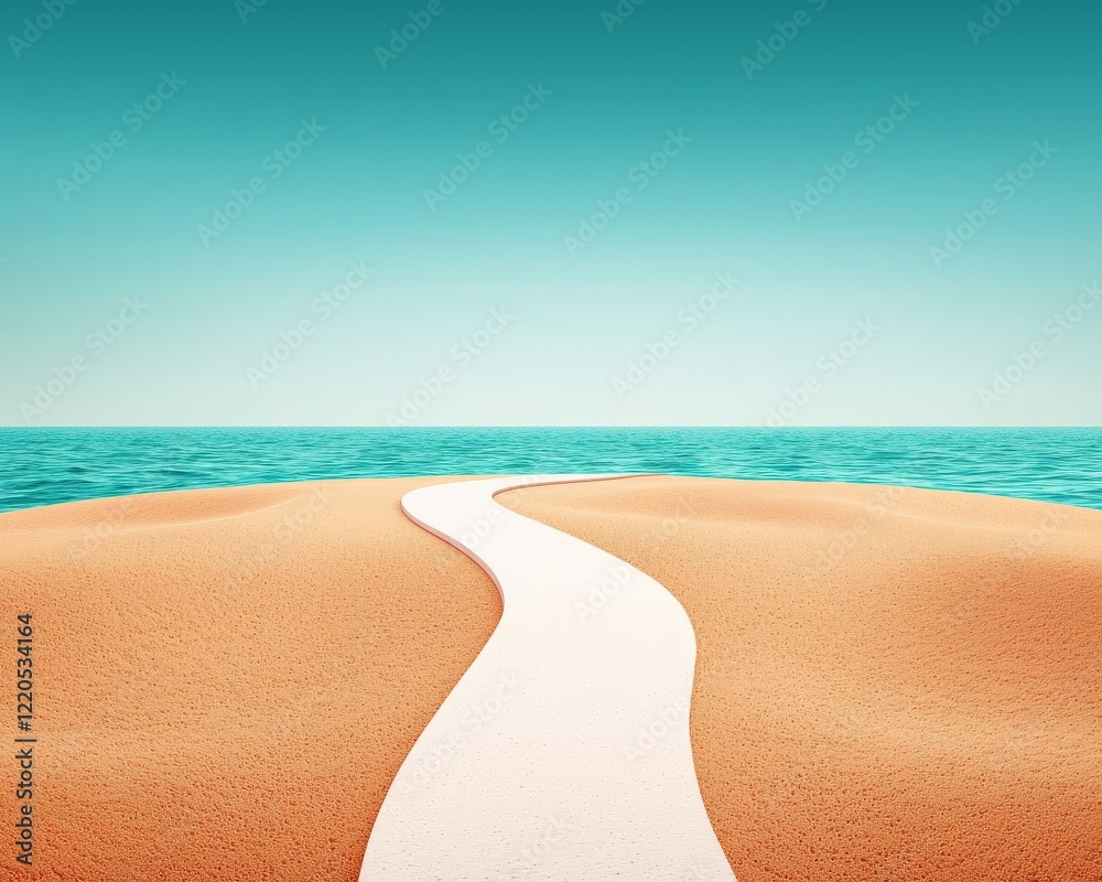 A symbolic path leading to equal opportunities for all. A symbolic path leading to equal opportunities for all.