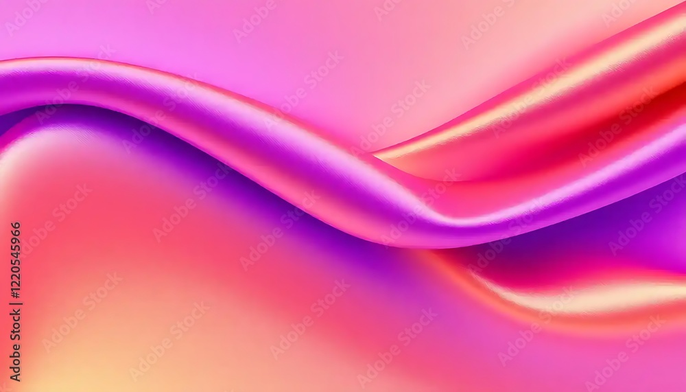 Abstract Pink and Purple Satin Drape Wave Design Abstract Pink and Purple Satin Drape Wave Design