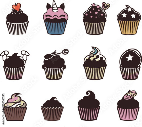 set of cupcakes 2