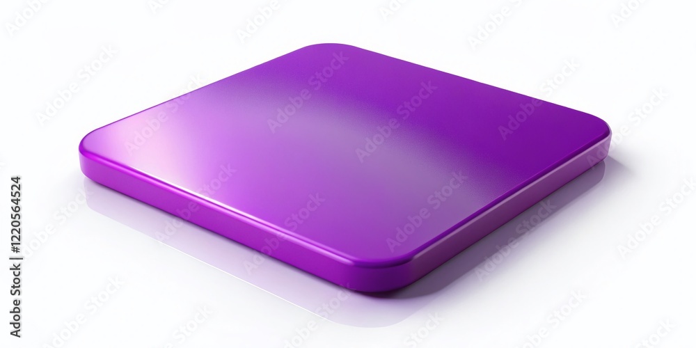 Abstract Purple Curve: Elevated Drone View of Geometric Object Abstract Purple Curve: Elevated Drone View of Geometric Object