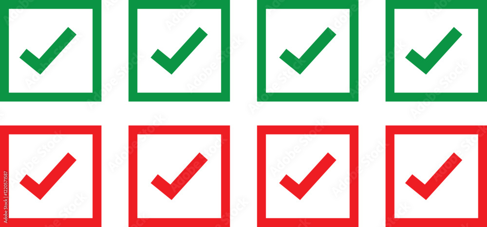 Isolate Check mark vector icon set, Outline Tick button symbol, Blue and Green vote and Testing symbol, Choice, Check list graphic elements, Approve, Confirm icons for business and Testing (Editable) Isolate Check mark vector icon set, Outline Tick button symbol, Blue and Green vote and Testing symbol, Choice, Check list graphic elements, Approve, Confirm icons for business and Testing (Editable)