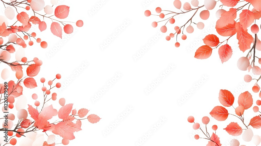 Autumn Wreath Clipart Featuring Hand-Drawn Leaves and Branches in Watercolor Style, Ideal for Seasonal Decorations and Craft Projects with a Clean White Background Autumn Wreath Clipart Featuring Hand-Drawn Leaves and Branches in Watercolor Style, Ideal for Seasonal Decorations and Craft Projects with a Clean White Background