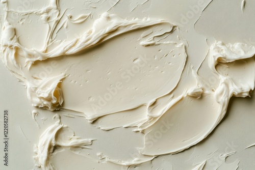 Creamy texture, swirls, backdrop, studio, food styling photo