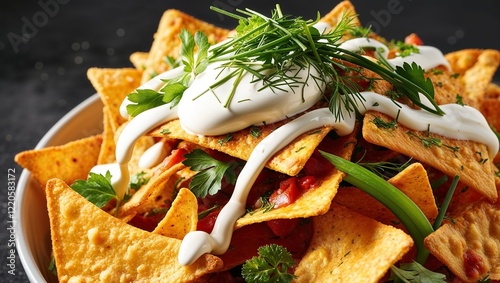 A tantalizing closeup shot of a crispy