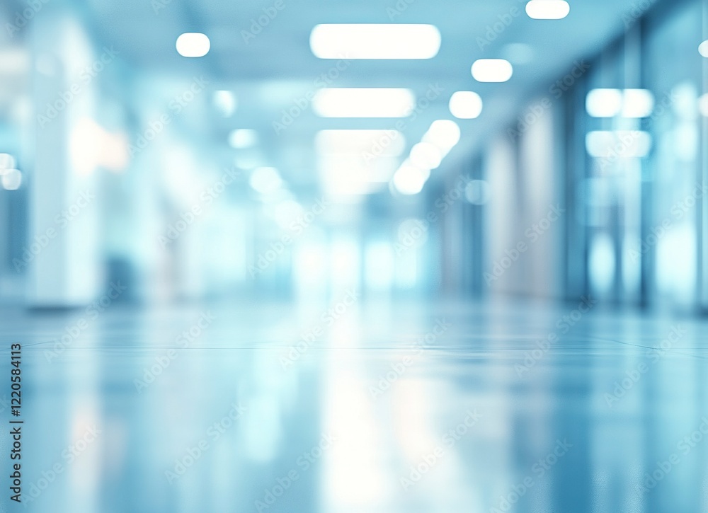 Blurred background of a laboratory interior with empty space for text, a modern medical lab interior with gneerative ai Blurred background of a laboratory interior with empty space for text, a modern medical lab interior with gneerative ai