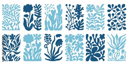 illustration nature organic shape floral flower abstract element background texture decoration 12 Pattern