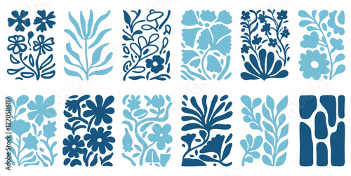 illustration nature organic shape floral flower abstract element background texture decoration 12 Pattern