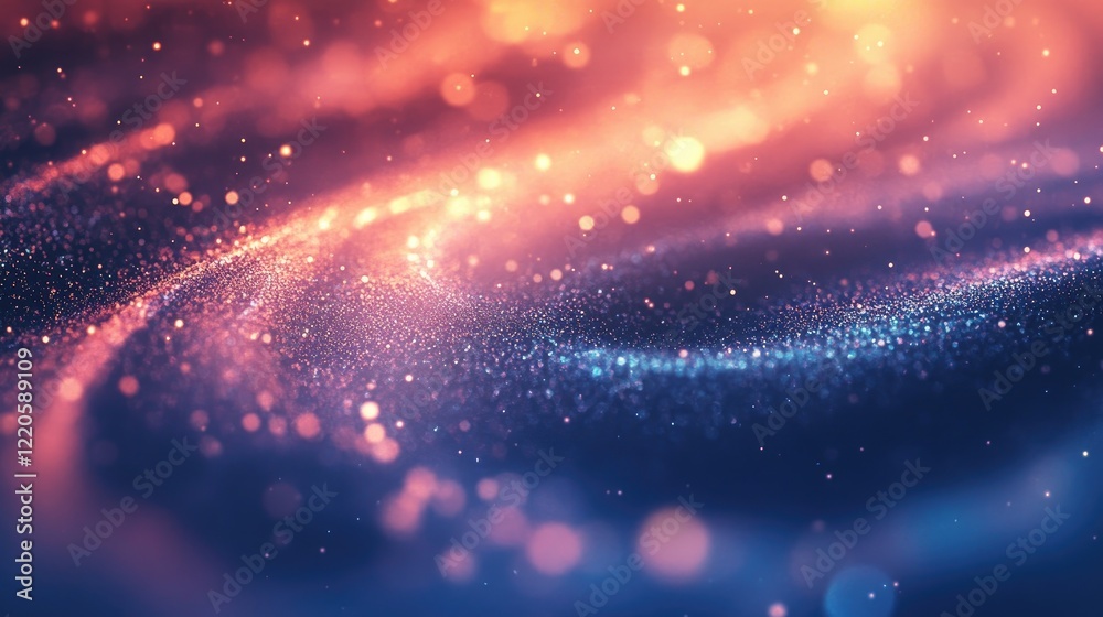 Obraz premium Abstract Sparkling Galaxy Background Image Download