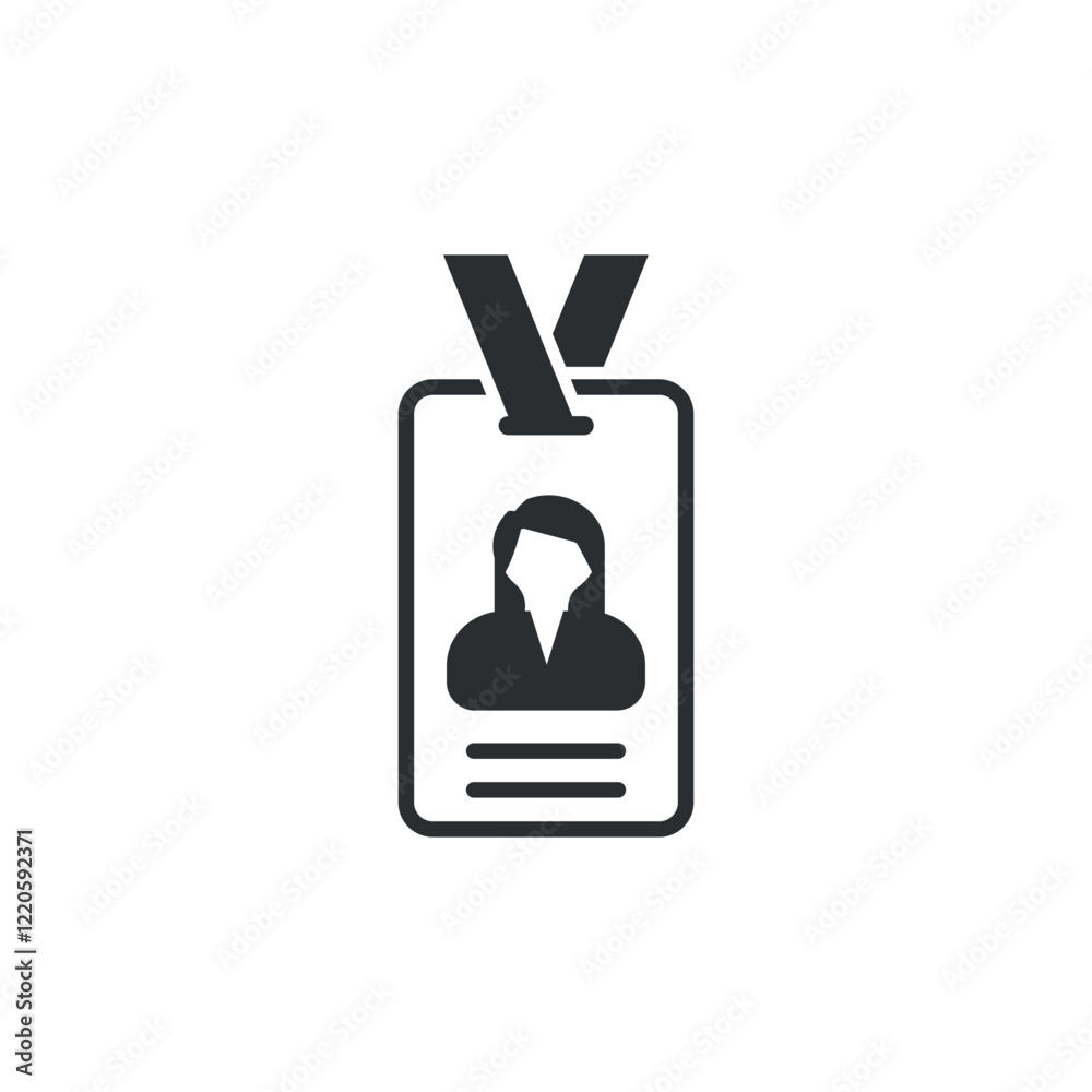 vector illustration of female employee card list design. vector illustration of female employee card list design.