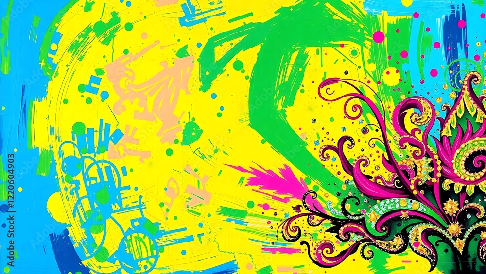 abstract colorful background with splashes abstract colorful background with splashes
